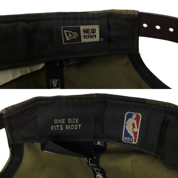 New Era 9Fifty Cleveland Cavaliers Camo Snapback Cap Trucker Basketball NBA Hat - Picture 12 of 12